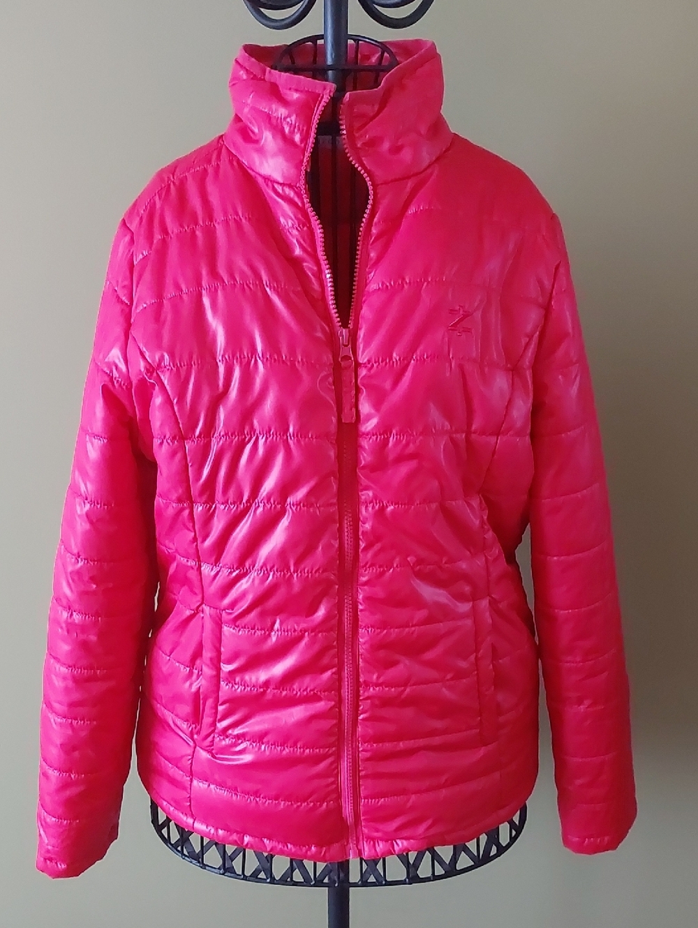 Izod Women's RED Quilted Puffer Jacket